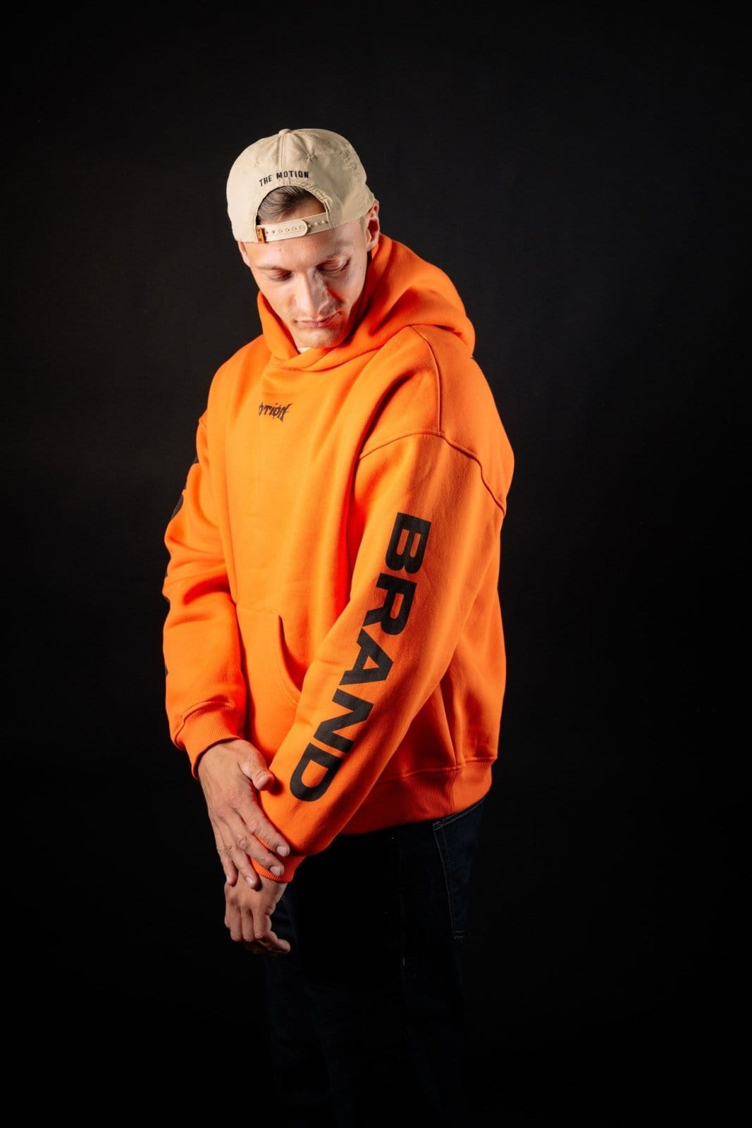 Orange Black Chrome Hoodie - The Motion Brand