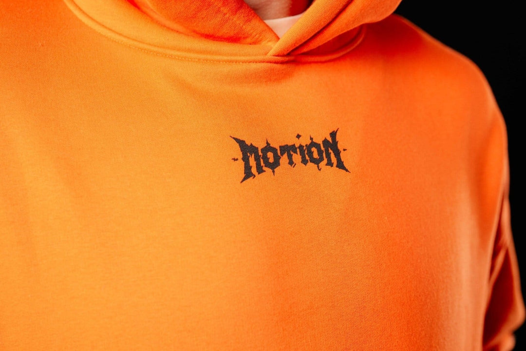 Orange Black Chrome Hoodie - The Motion Brand