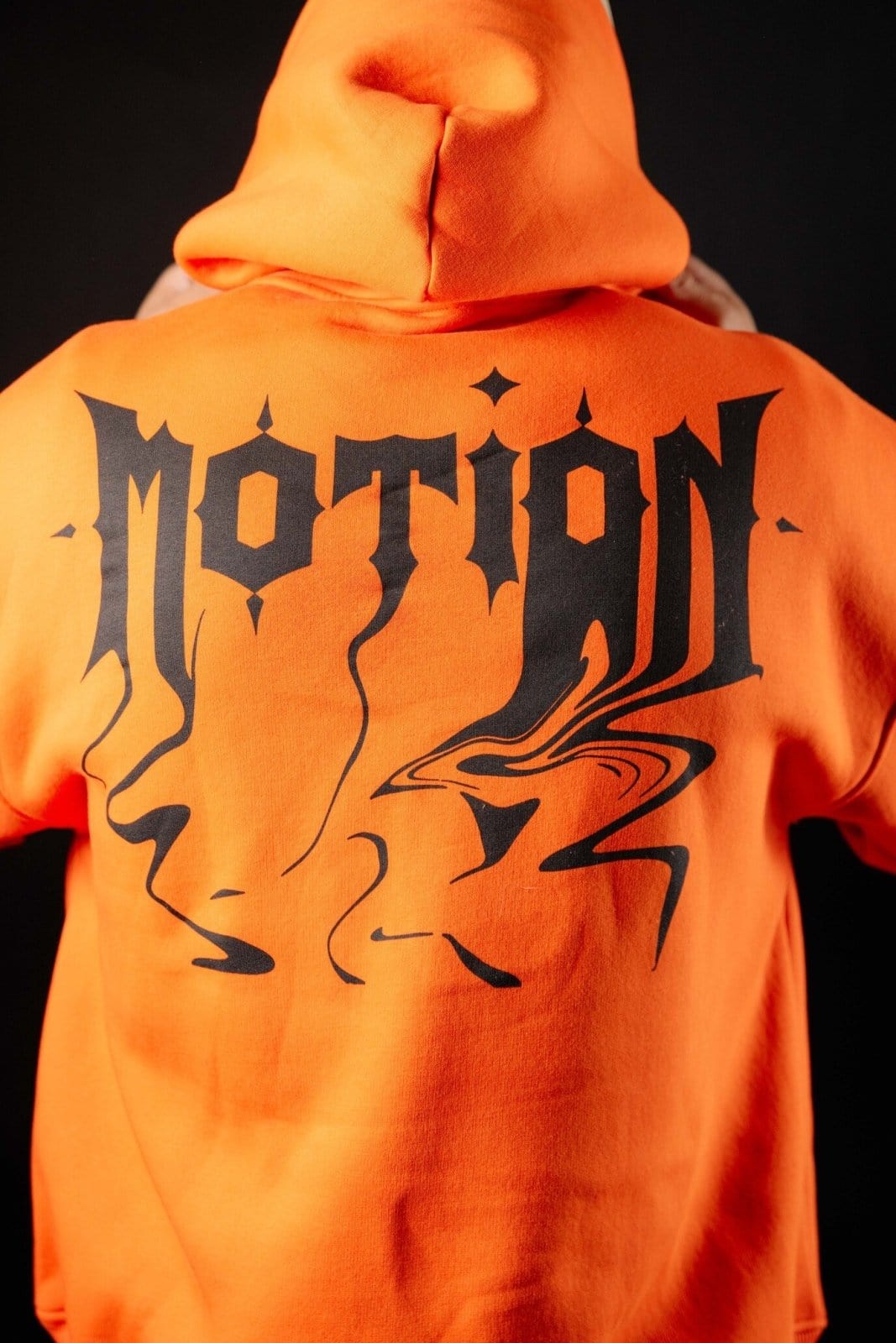 Orange Black Chrome Hoodie - The Motion Brand