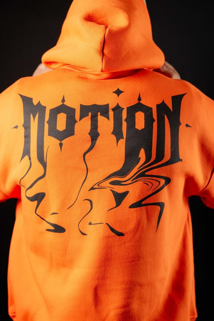 Orange Black Chrome Hoodie - The Motion Brand