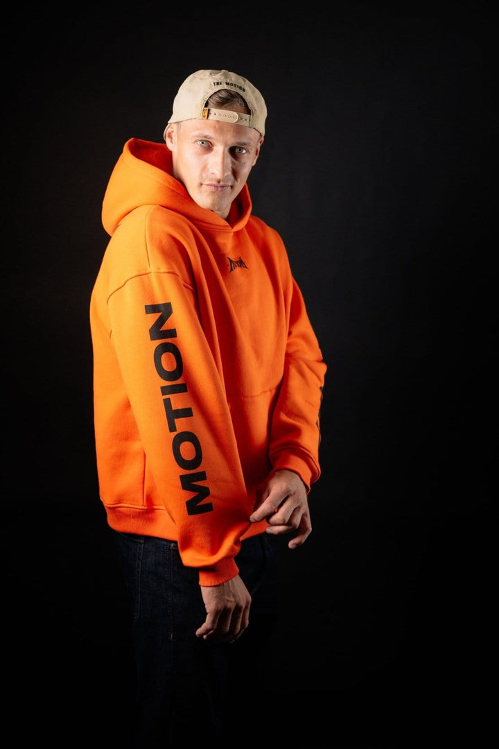 Orange Black Chrome Hoodie - The Motion Brand