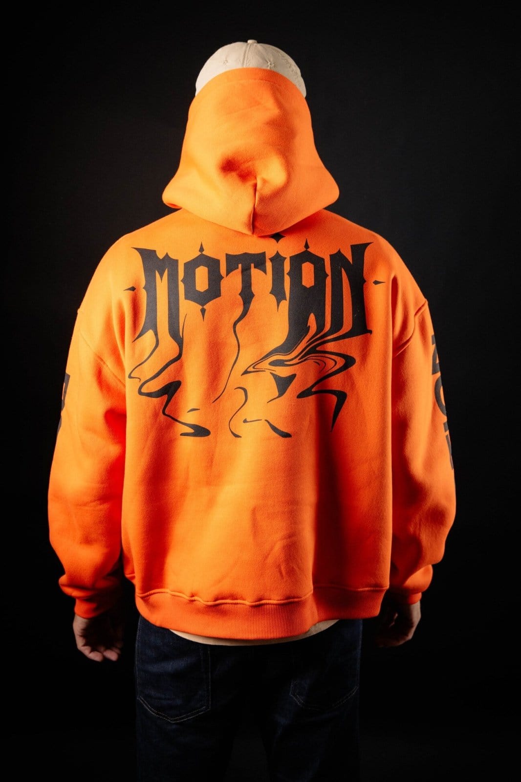 Orange Black Chrome Hoodie - The Motion Brand