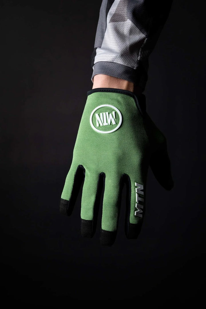 Olive MTB Handschuhe MTN – Lukas Knopf
