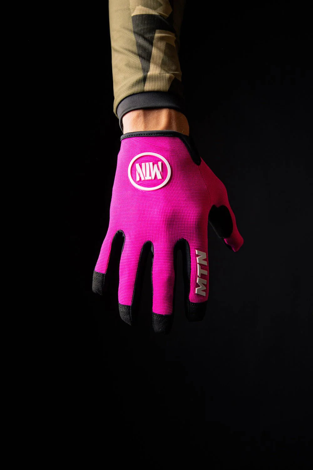Pink MTB Handschuhe MTN – Lukas Knopf