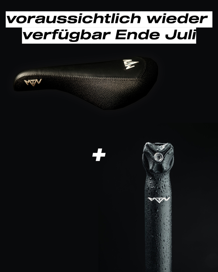 MTN Components MTB Sattel + MTN Components Sattelstütze 31.6mm