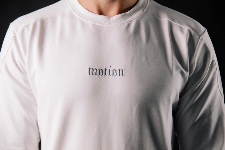 White Fitted Motion Longsleeve - The Motion Brand