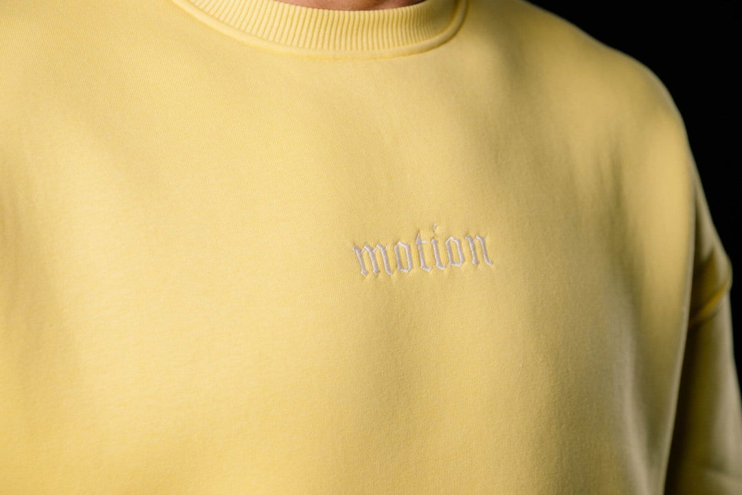 Yellow motion Crewneck - The Motion Brand