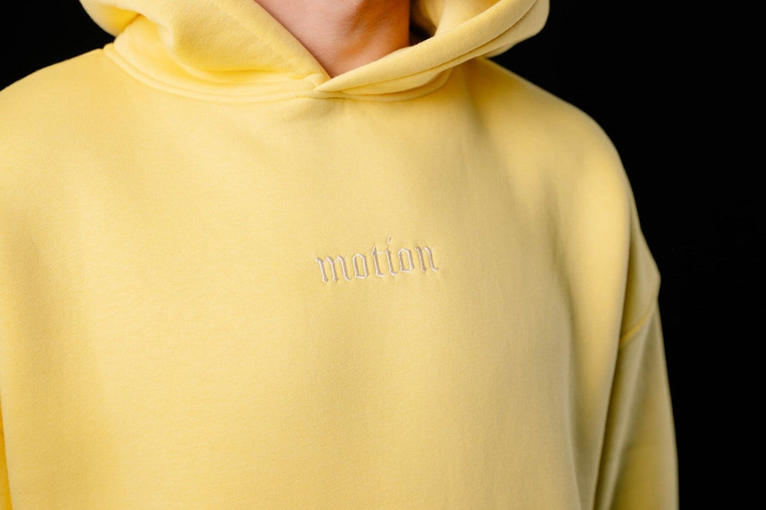 Yellow motion Hoodie - The Motion Brand