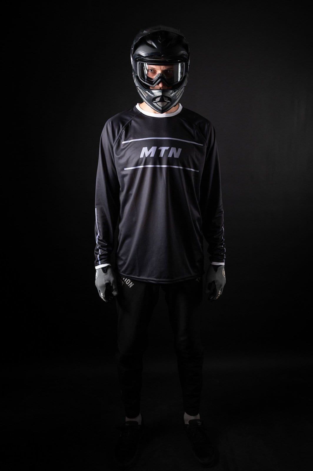 Black Motion MTB Jersey langarm - The Motion Brand Trikot Bike Trikot Langarmshirt Langarmjersey Bike Jersey