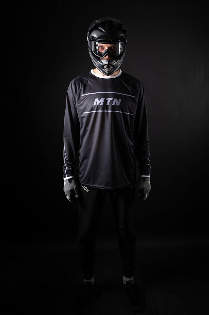 Black Motion MTB Jersey langarm - The Motion Brand Trikot Bike Trikot Langarmshirt Langarmjersey Bike Jersey