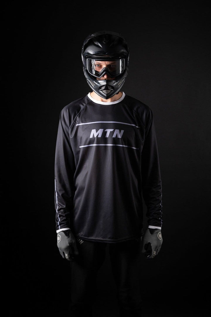 Black Motion MTB Jersey langarm - The Motion Brand Trikot Bike Trikot Langarmshirt Langarmjersey Bike Jersey Lukas Knopf Merch Lukas Knopf Merchandise Life's Short Stunt It