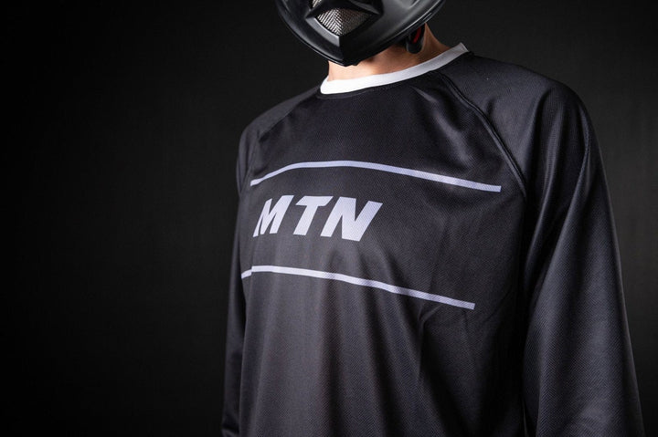 Black Motion MTB Jersey langarm - The Motion Brand Trikot Bike Trikot Langarmshirt Langarmjersey Bike Jersey