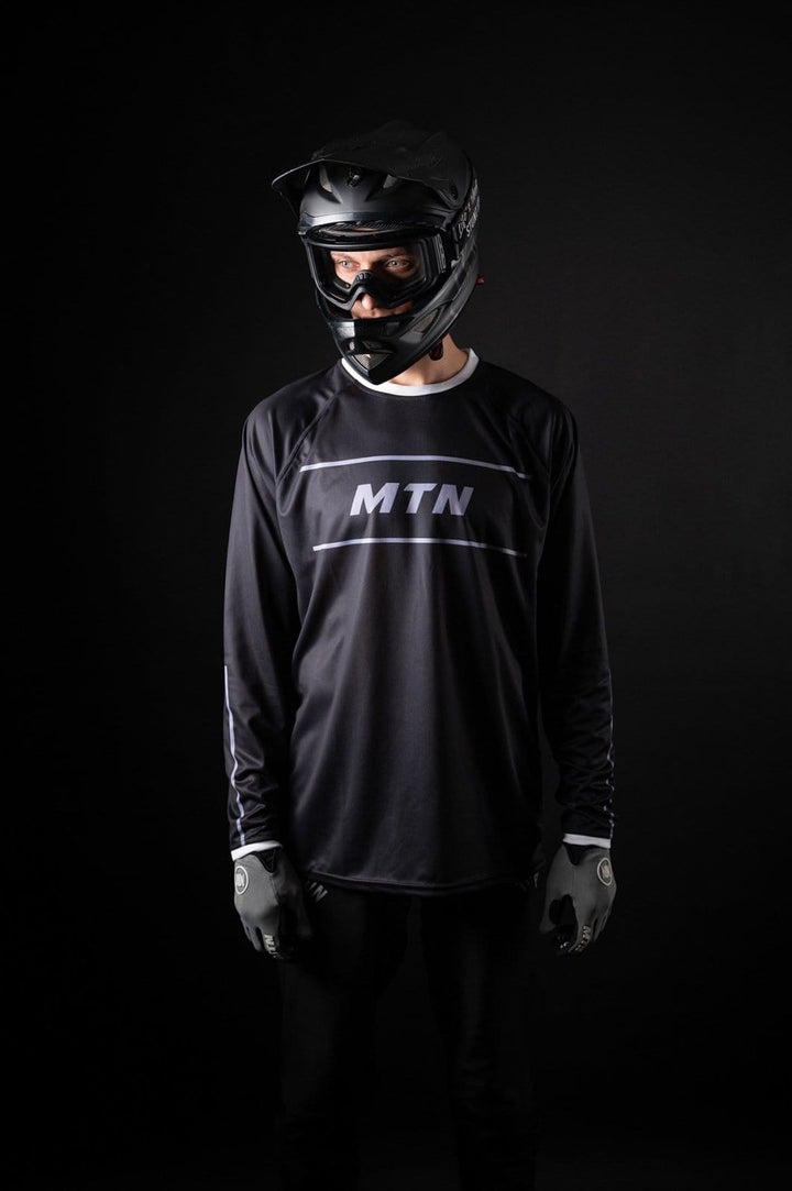 Black Motion MTB Jersey langarm - The Motion Brand Trikot Bike Trikot Langarmshirt Langarmjersey Bike Jersey