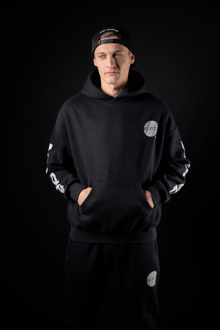 Black Worldwide Hoodie - The Motion Brand