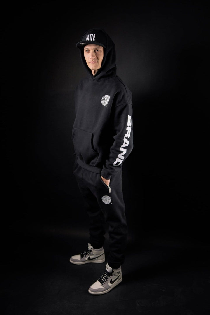 Black Worldwide Hoodie - The Motion Brand