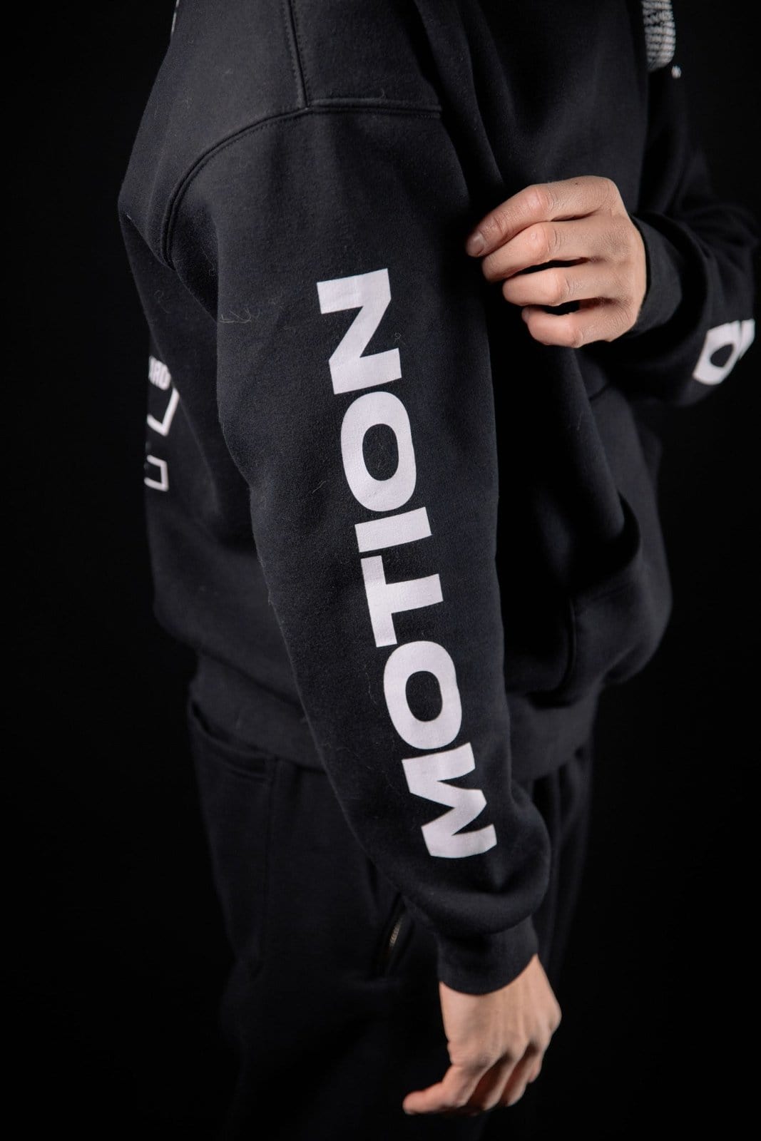 Black Worldwide Hoodie - The Motion Brand