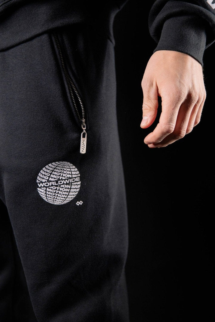 Black Worldwide Jogging Pants - The Motion Brand