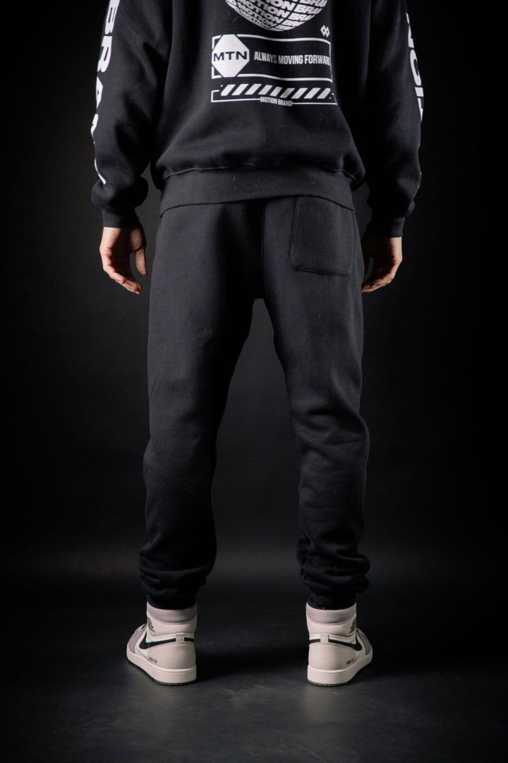 Black Worldwide Jogging Pants - The Motion Brand