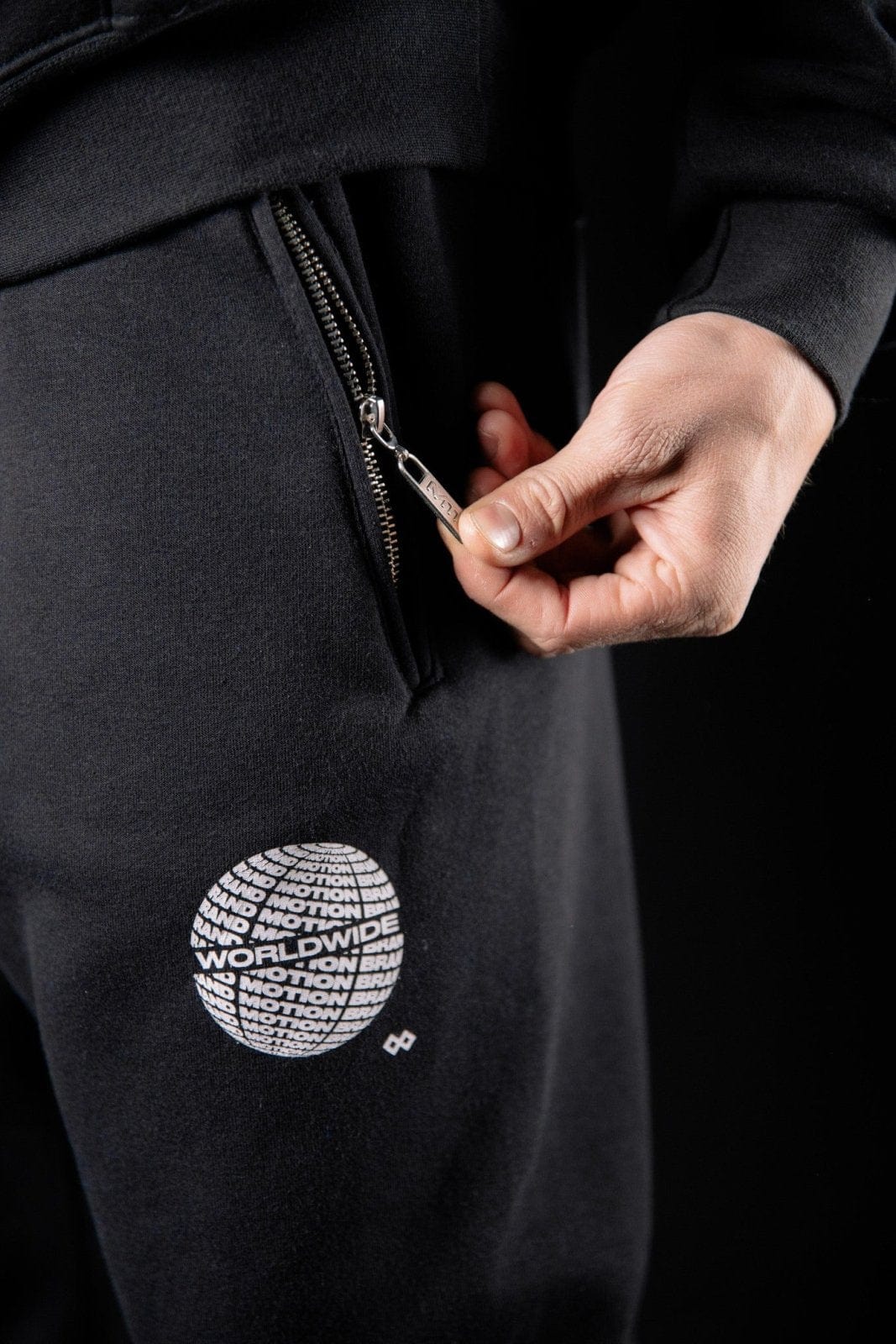 Black Worldwide Jogging Pants - The Motion Brand