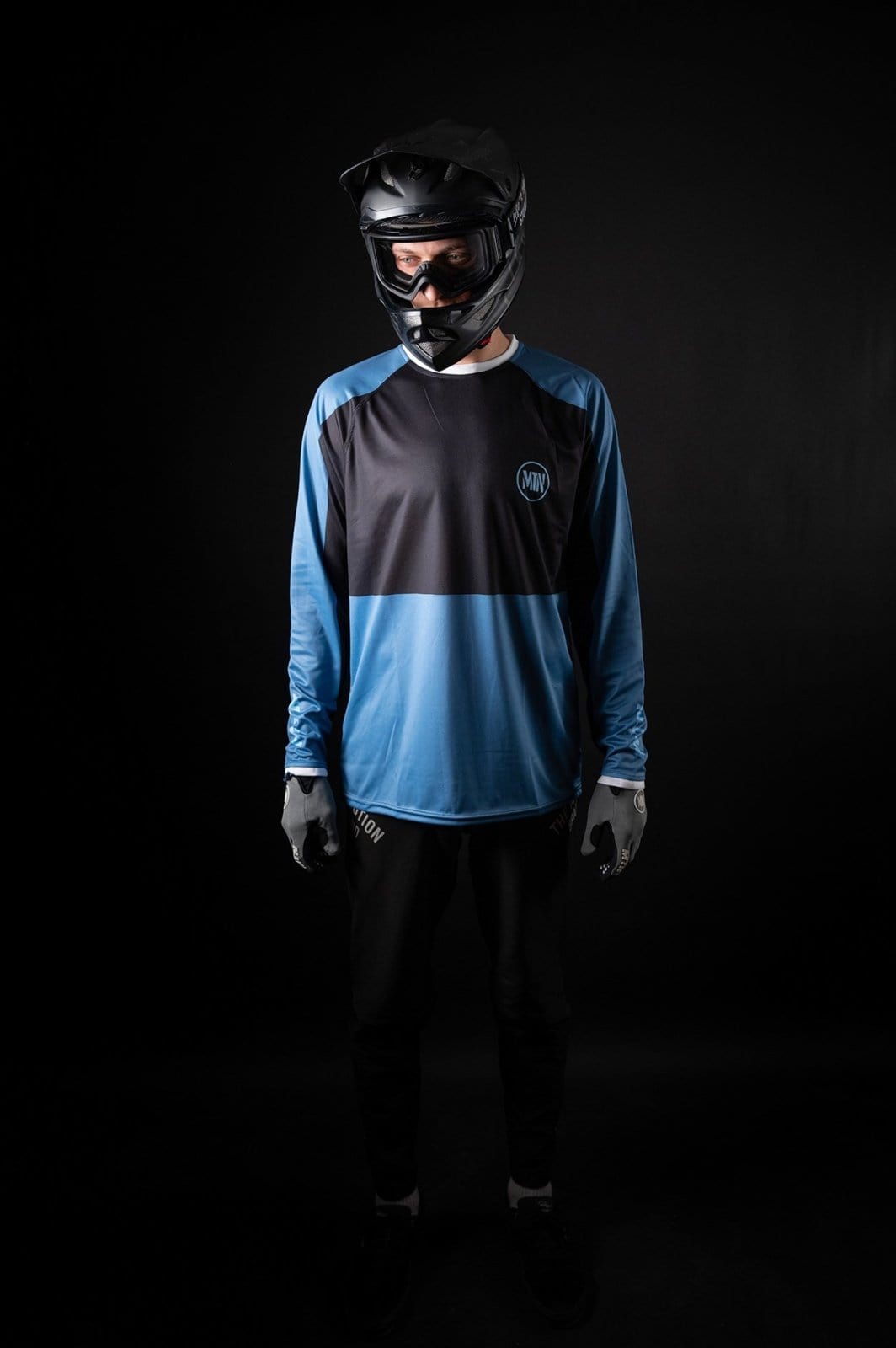 Blue Motion MTB Jersey langarm - The Motion Brand Trikot Bike Trikot Langarmshirt Langarmjersey Bike Jersey