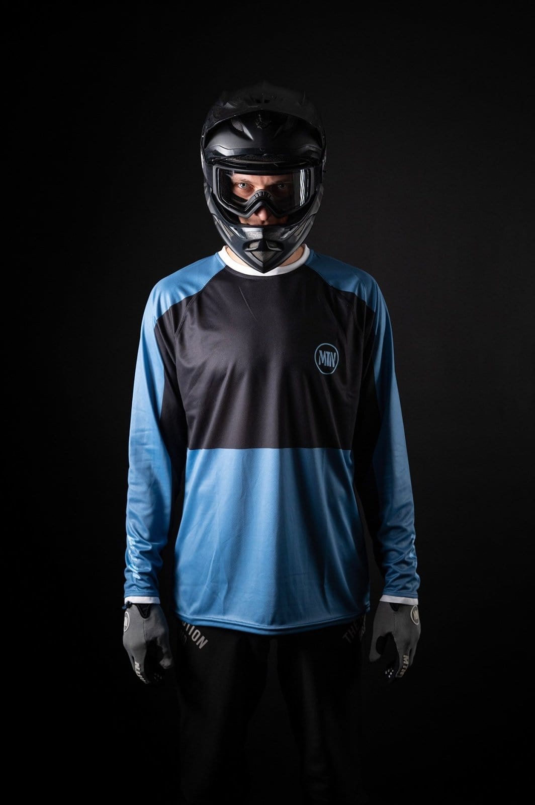 Blue Motion MTB Jersey langarm - The Motion Brand Trikot Bike Trikot Langarmshirt Langarmjersey Bike Jersey Lukas Knopf Merch Lukas Knopf Merchandise Life's Short Stunt It