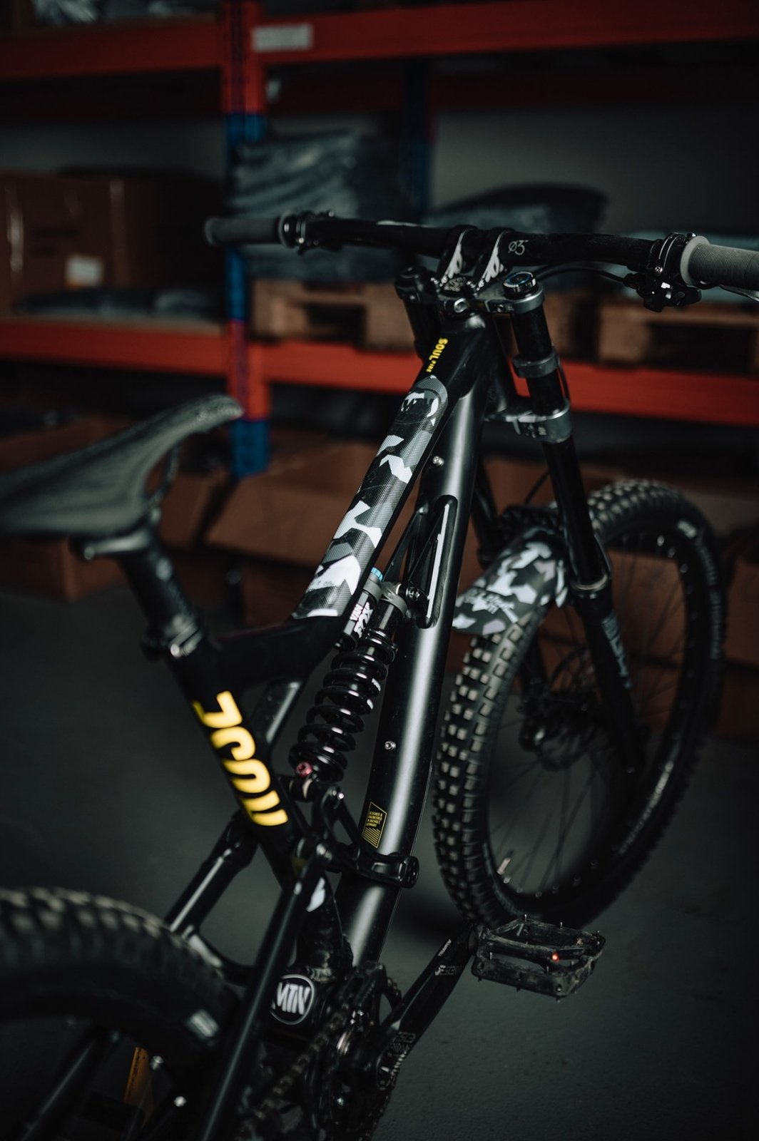 Hochwertige Karbonimitatleder Schutz Aufkleber für Fahrradrahmen