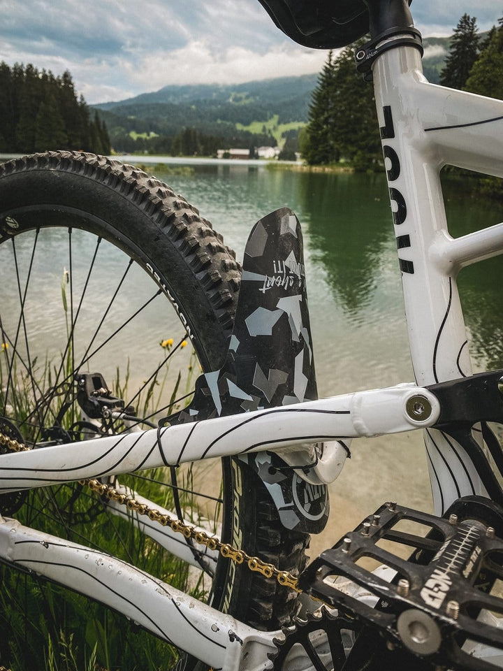 Camo MTB Mudguard (inkl. Kabelbinder) - The Motion Brand Camouflage Schlammschutz Schutzblech Schutz Bike MTB 