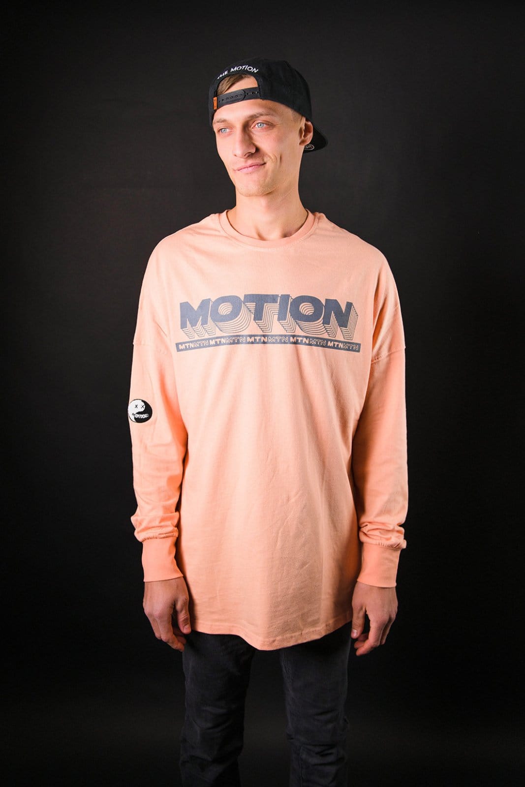 Coral YinYang Longsleeve 2.0 - The Motion Brand Langarmshirt Shirt Langarm FrotteeStick Streetwear Oversized Longsleeve