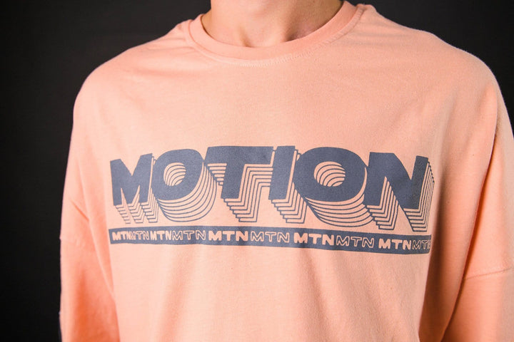 Coral YinYang Longsleeve 2.0 - The Motion Brand Langarmshirt Shirt Langarm FrotteeStick Streetwear Oversized Longsleeve