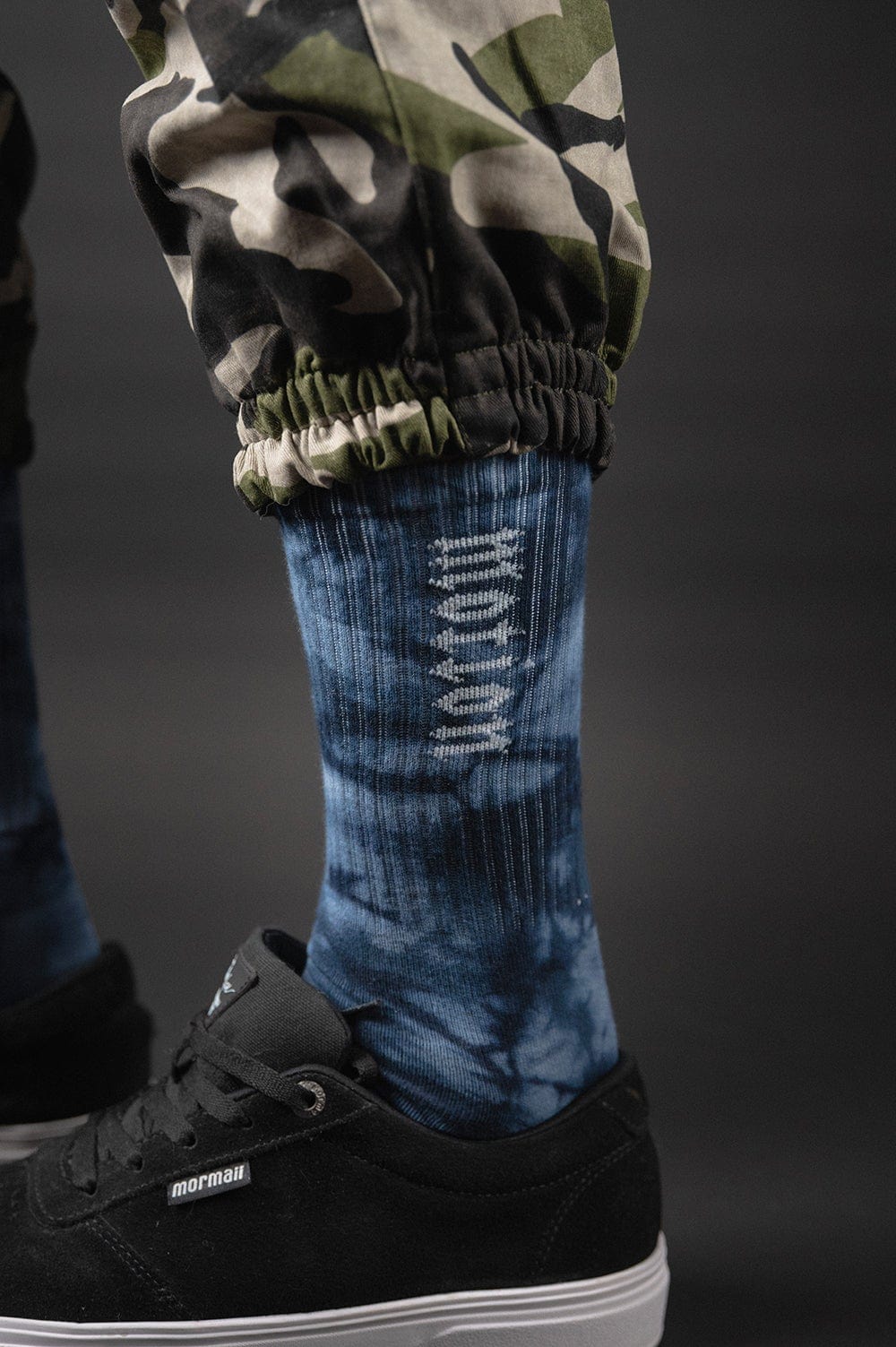 Dark Blue Batik MTN Socken (2er Pack) - The Motion Brand BatikSocken Streetwear Socks Socke