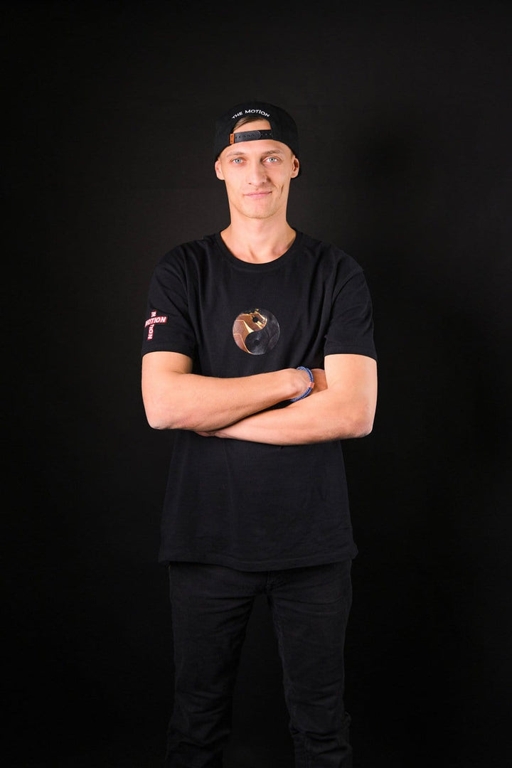 Dirt Shirt YinYang 2.0 - The Motion Brand Streetwear Shirt MTB Shirt Mountainbike Shirt Bikewear Bike Wear T Shirt Schwarz