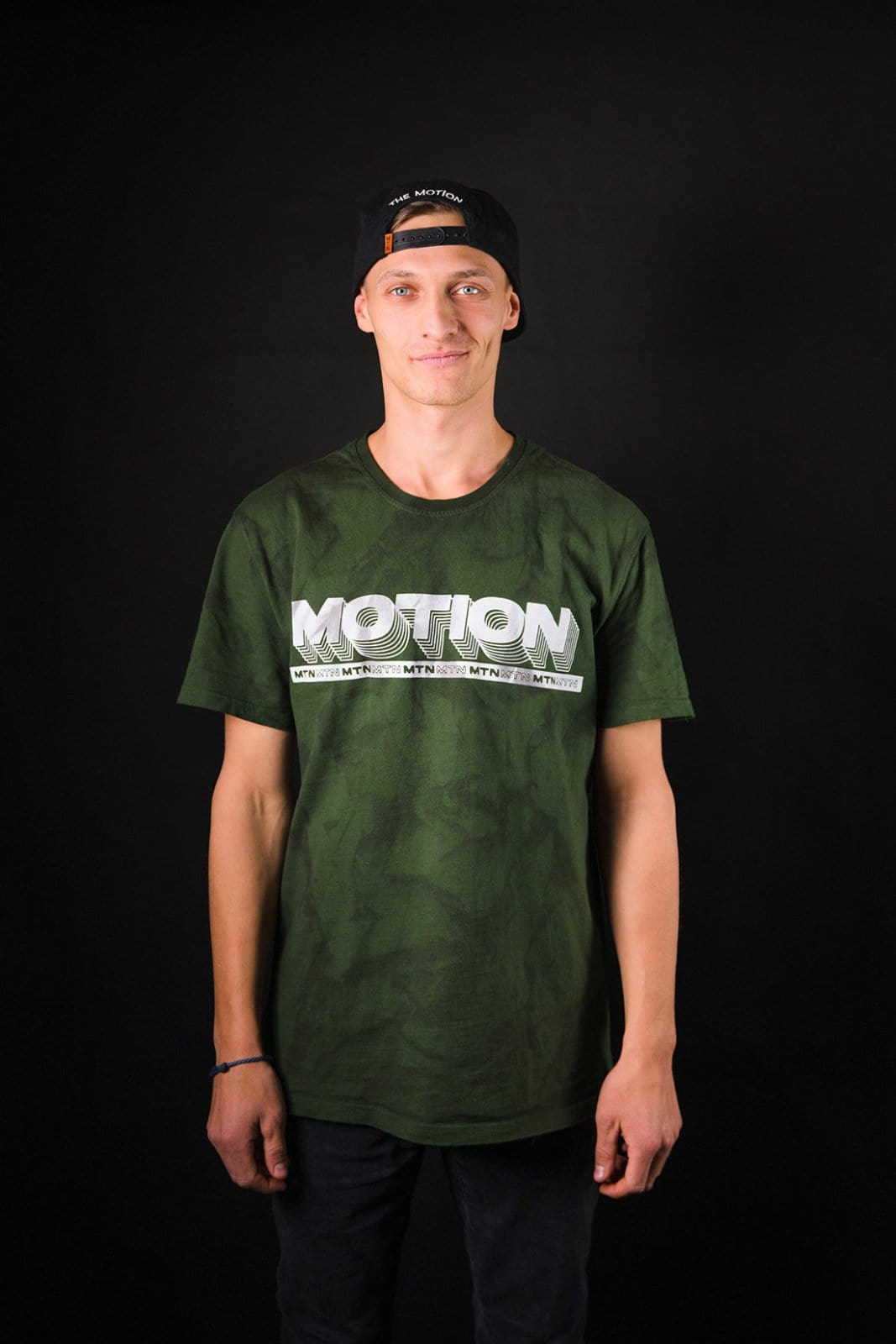 Forrest Batik YinYang 2.0 T-Shirt - The Motion Brand Streetwear Shirt MTB Shirt Mountainbike Shirt Bikewear Bike Wear T Shirt Schwarz Grün Batik