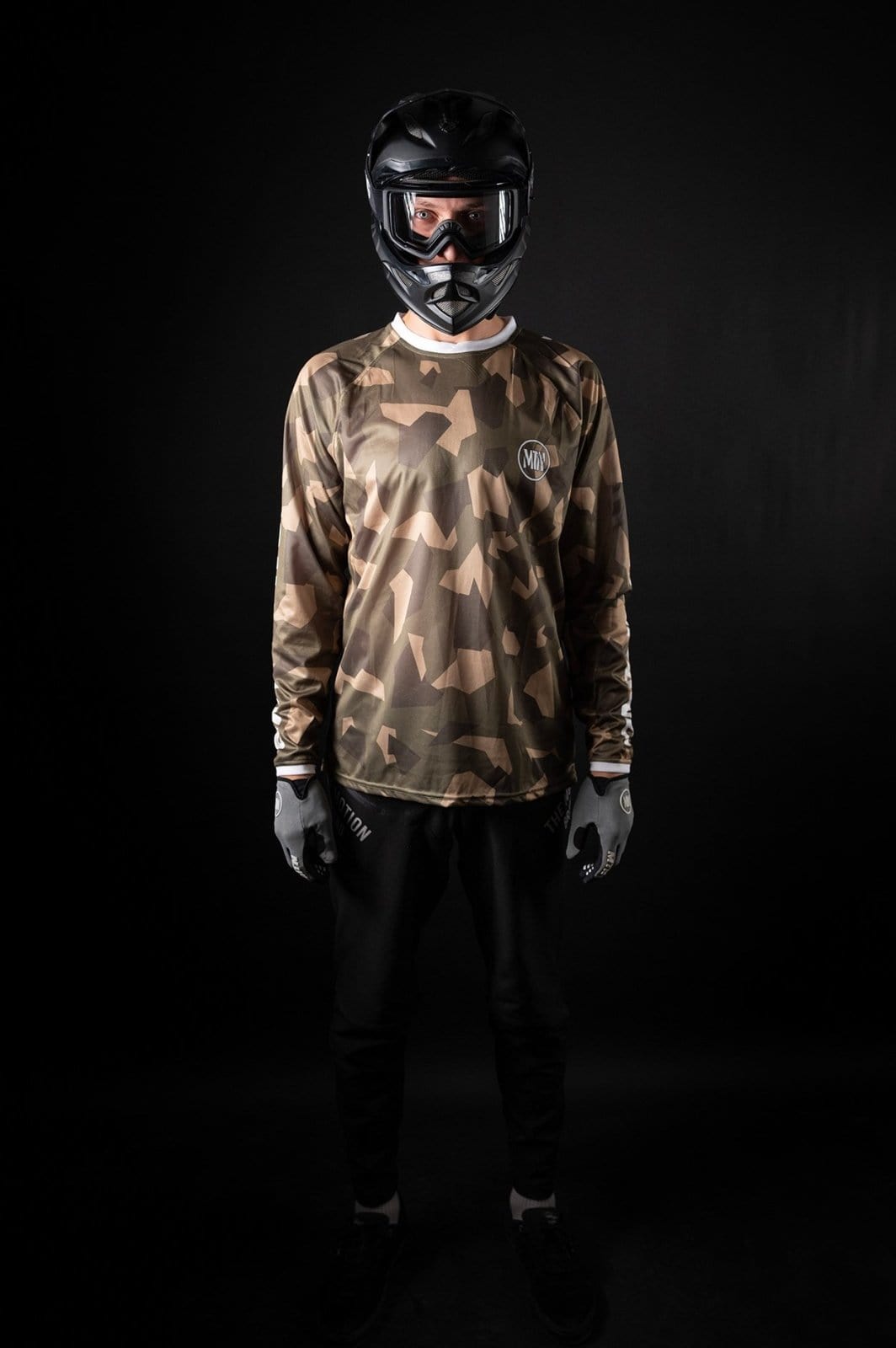 Forrest Camo Motion MTB Jersey langarm - The Motion Brand CamoJersey Langarmshirt Langarmjersey Bike Jersey Lukas Knopf Merch Lukas Knopf Merchandise Life's Short Stunt It