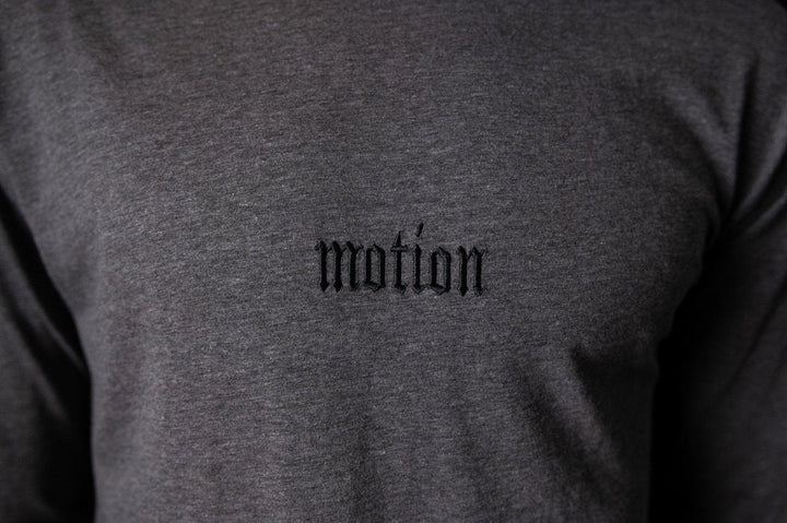 Grey Motion Longsleeve - The Motion Brand Langarmshirt Shirt Langarm FrotteeStick Streetwear Oversized Longsleeve grau bikewear bike wear