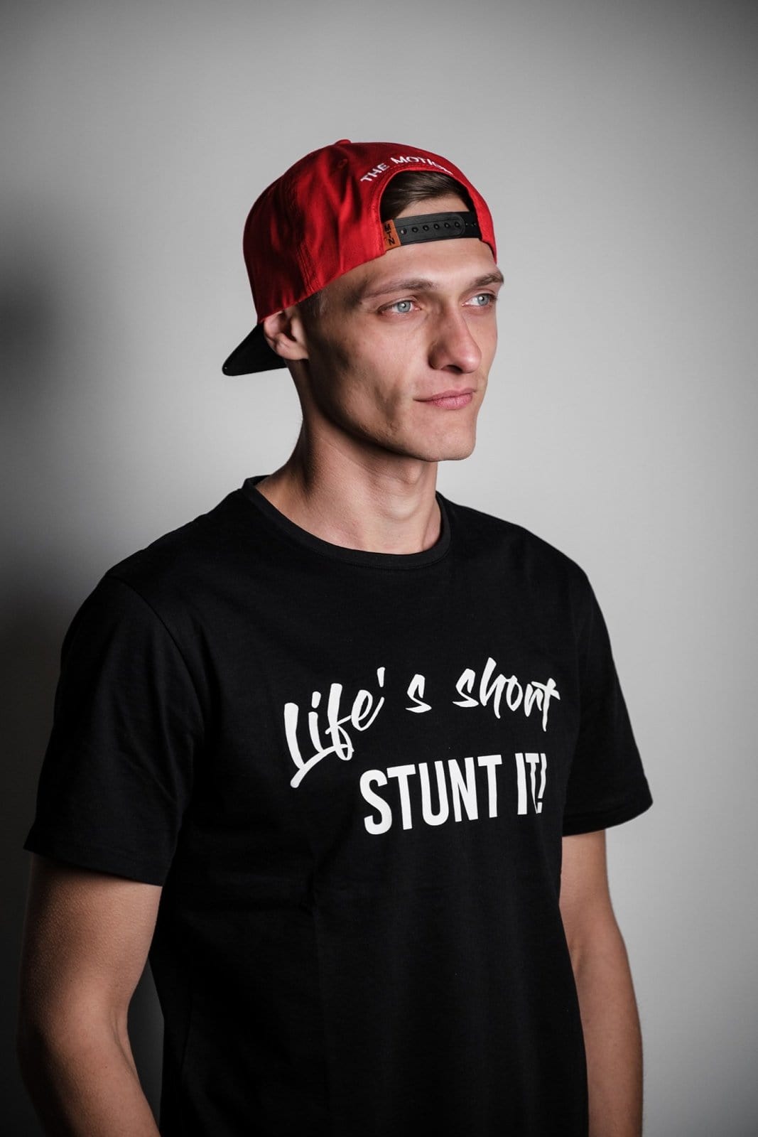 Life's Short Stunt It T-Shirt - The Motion Brand Streetwear Shirt MTB Shirt Mountainbike Shirt Bikewear Bike Wear T Shirt Schwarz Life's Short Stunt It Shirt