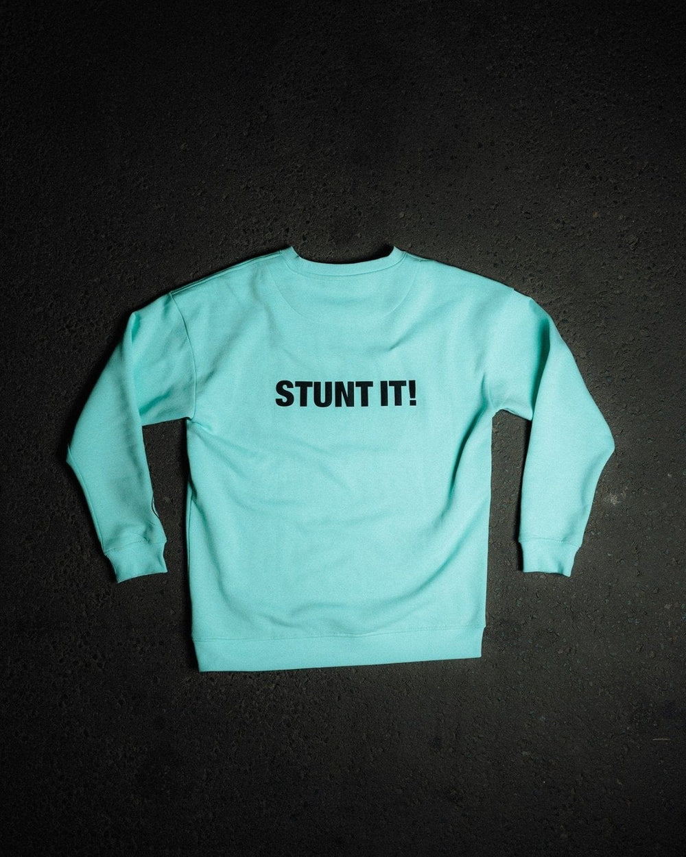 Mint Reflective Crewneck - The Motion Brand Black Kapuzenpullover Pulli Kapuzenpulli OversizedHoodie Streetwear Oversized Bikewear Bike Wear Sweater Sweatshirt