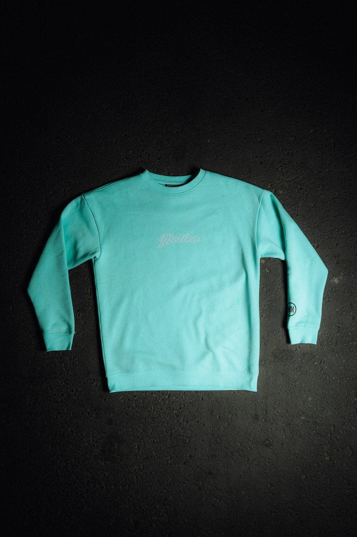 Mint Reflective Crewneck - The Motion Brand Black Kapuzenpullover Pulli Kapuzenpulli OversizedHoodie Streetwear Oversized Bikewear Bike Wear Sweater Sweatshirt