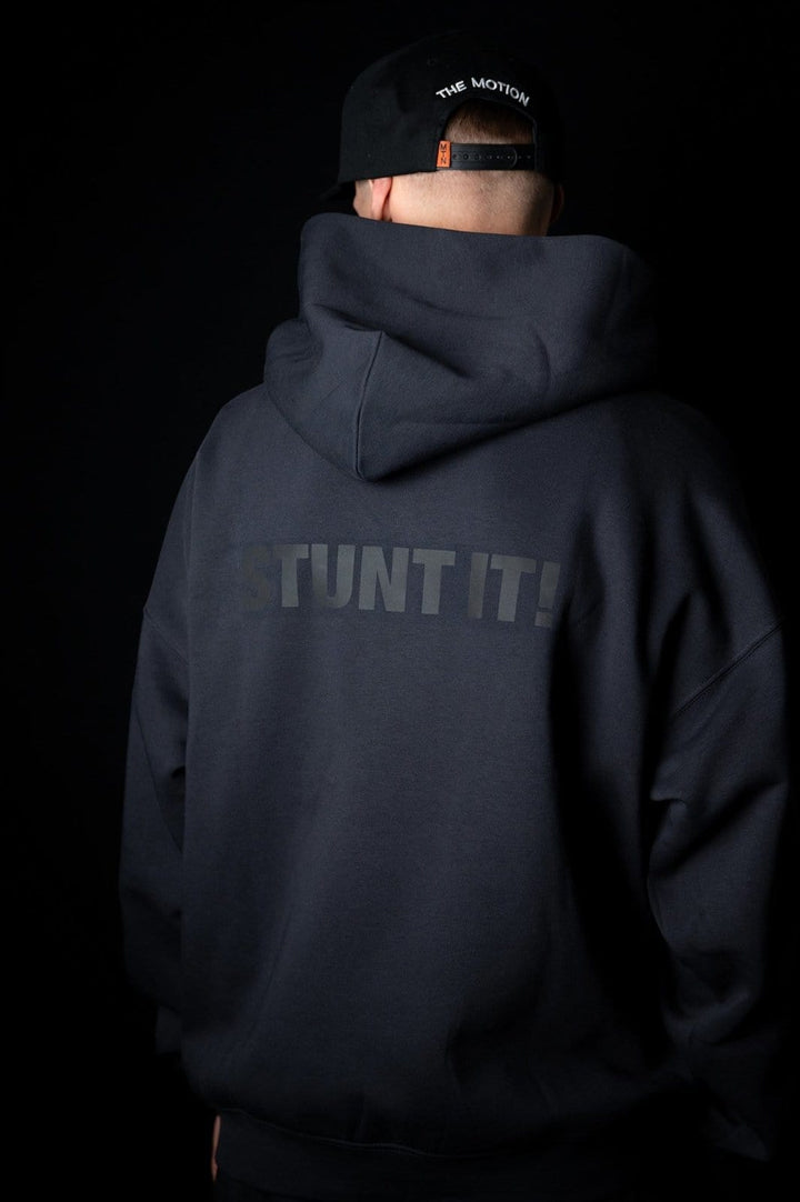 motion Hoodie Blue Graphite - The Motion Brand Black Kapuzenpullover Pulli Kapuzenpulli OversizedHoodie Streetwear Oversized Bikewear Bike Wear