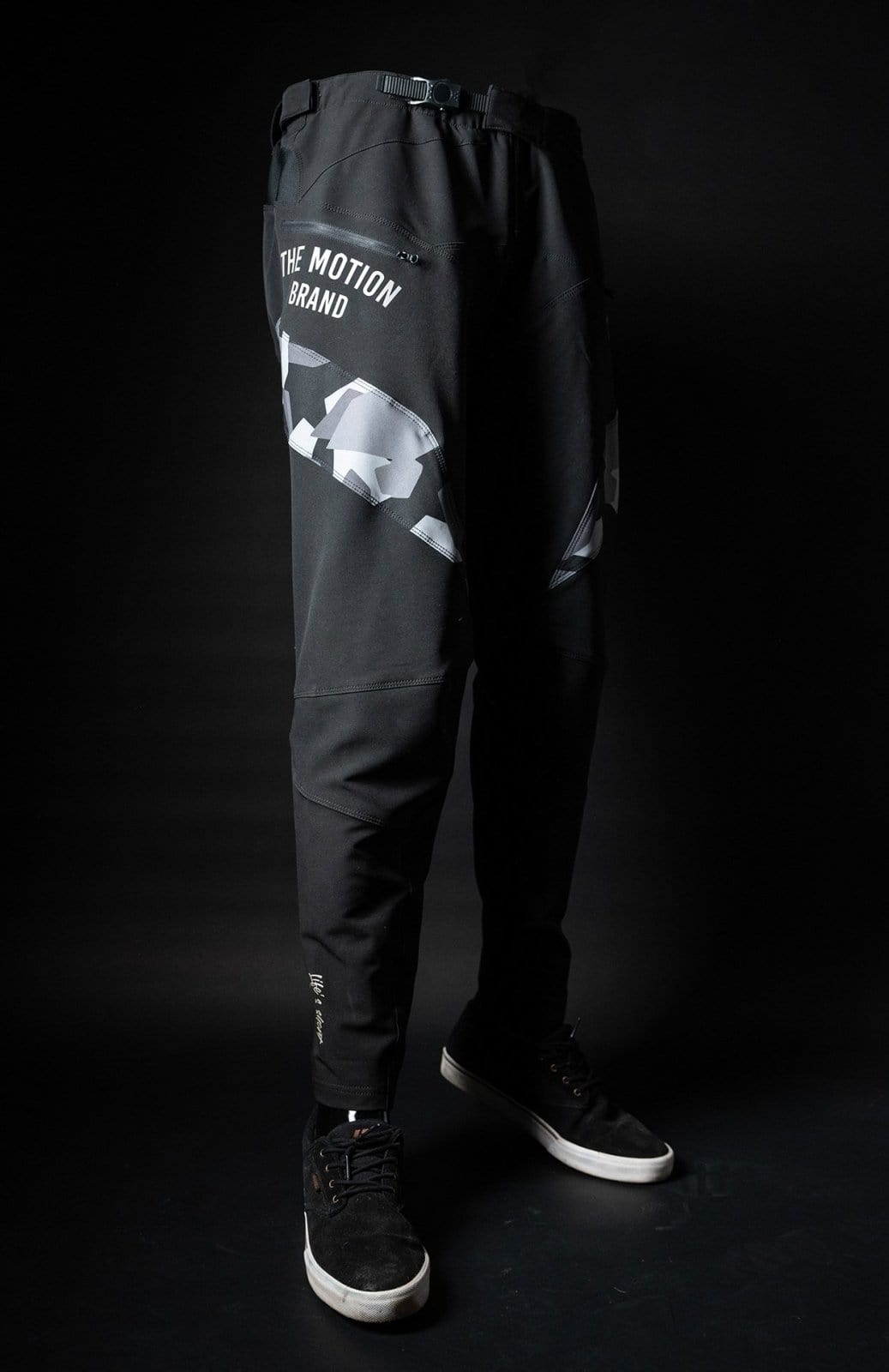 MTB Camo Pants (Hose) lang - The Motion Brand Bikehose Fahrradhose Lang für Männer und Frauen MTB Hose Mountainbike Bikewear Bike Wear