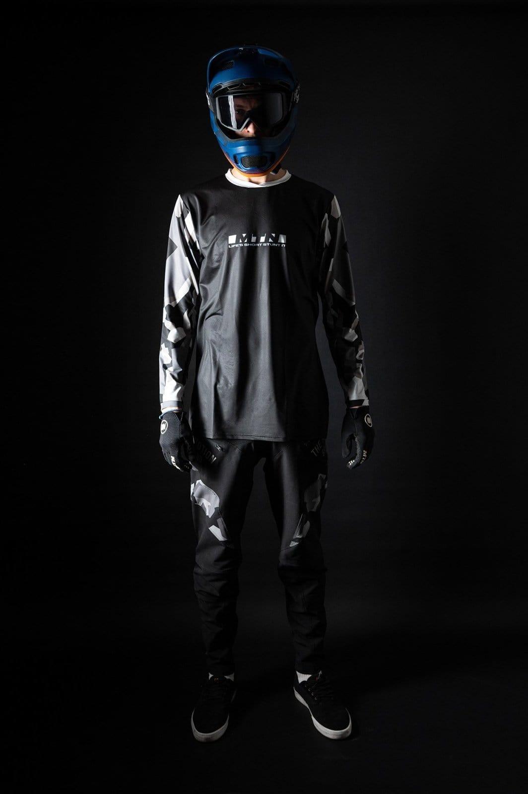 MTB Camo Pants (Hose) lang - The Motion Brand Bikehose Fahrradhose Lang für Männer und Frauen MTB Hose Mountainbike Bikewear Bike Wear