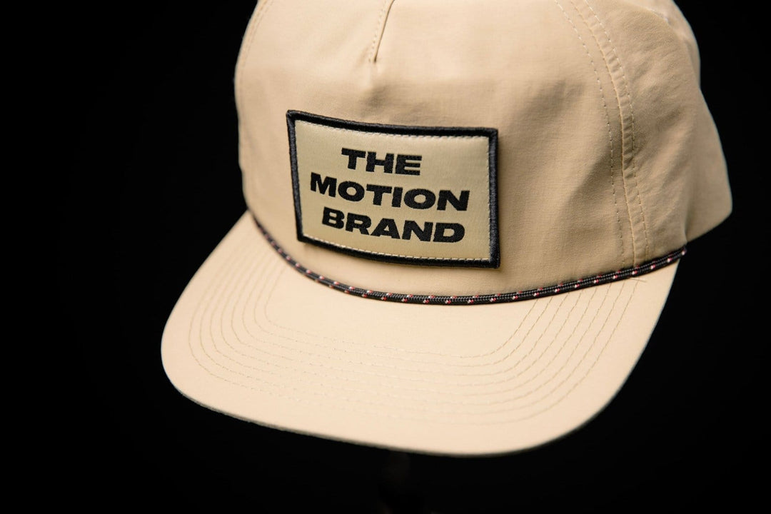 MTN Dirt 5-Panel Cap (Beige) - The Motion Brand