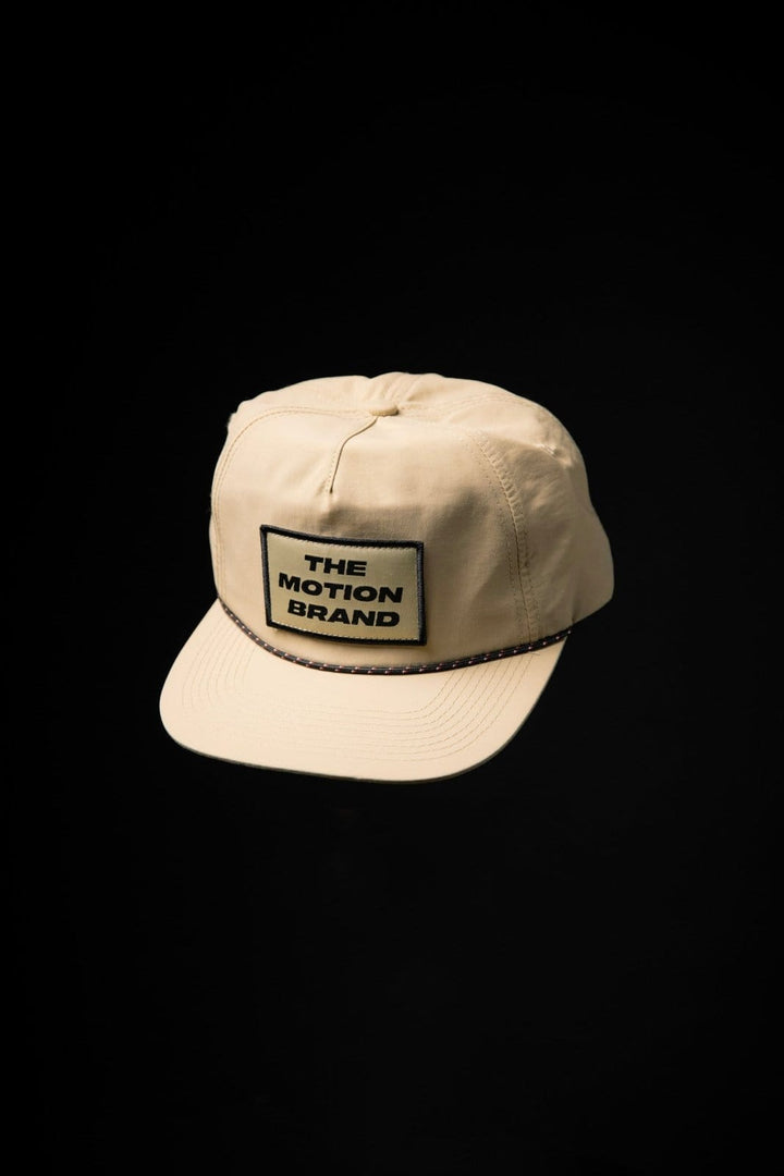 MTN Dirt 5-Panel Cap (Beige) - The Motion Brand