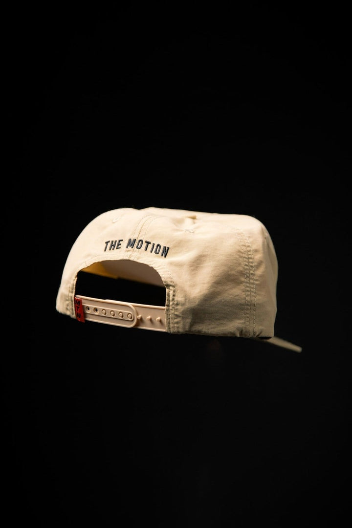 MTN Dirt 5-Panel Cap (Beige) - The Motion Brand