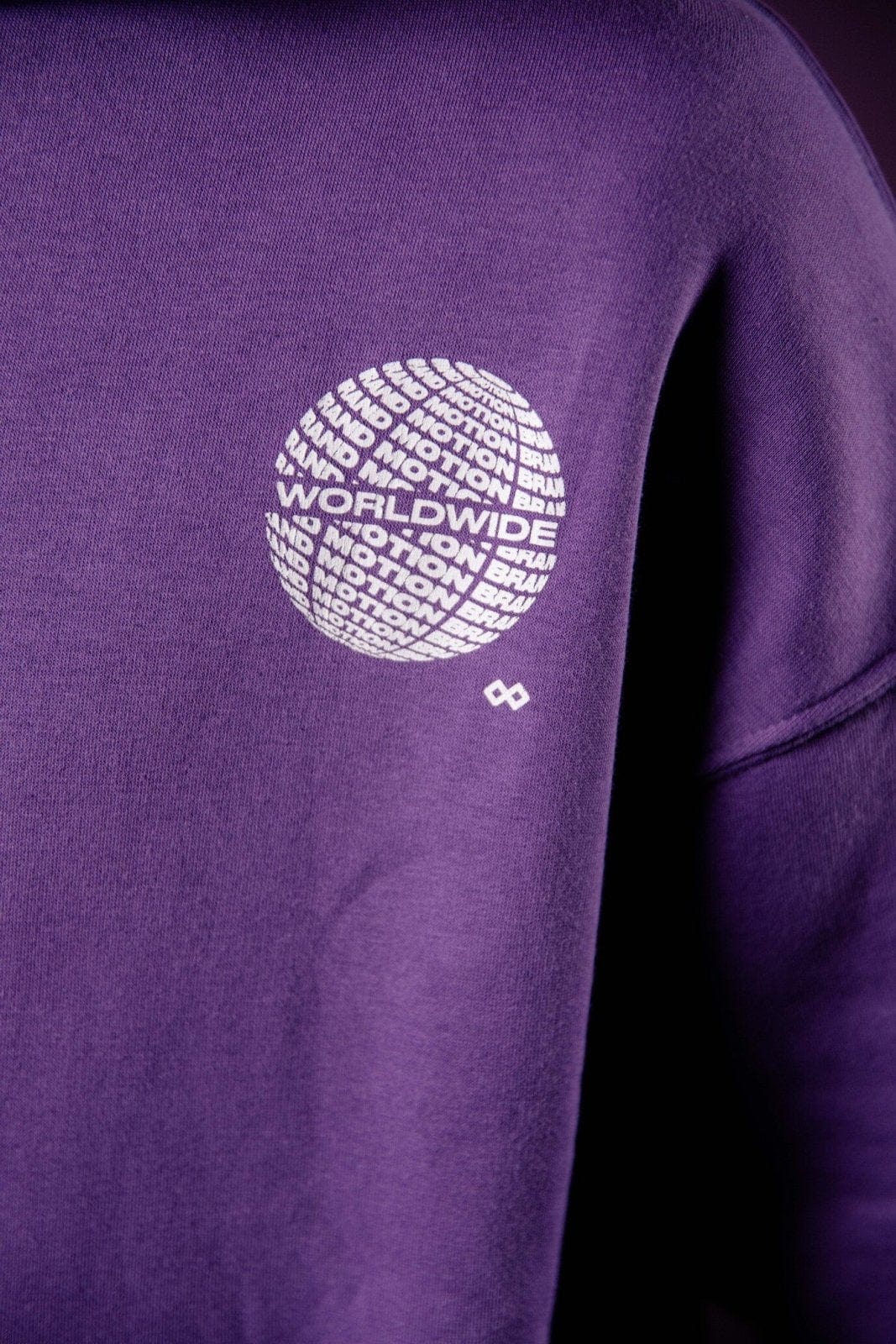 Purple Worldwide Hoodie - The Motion Brand