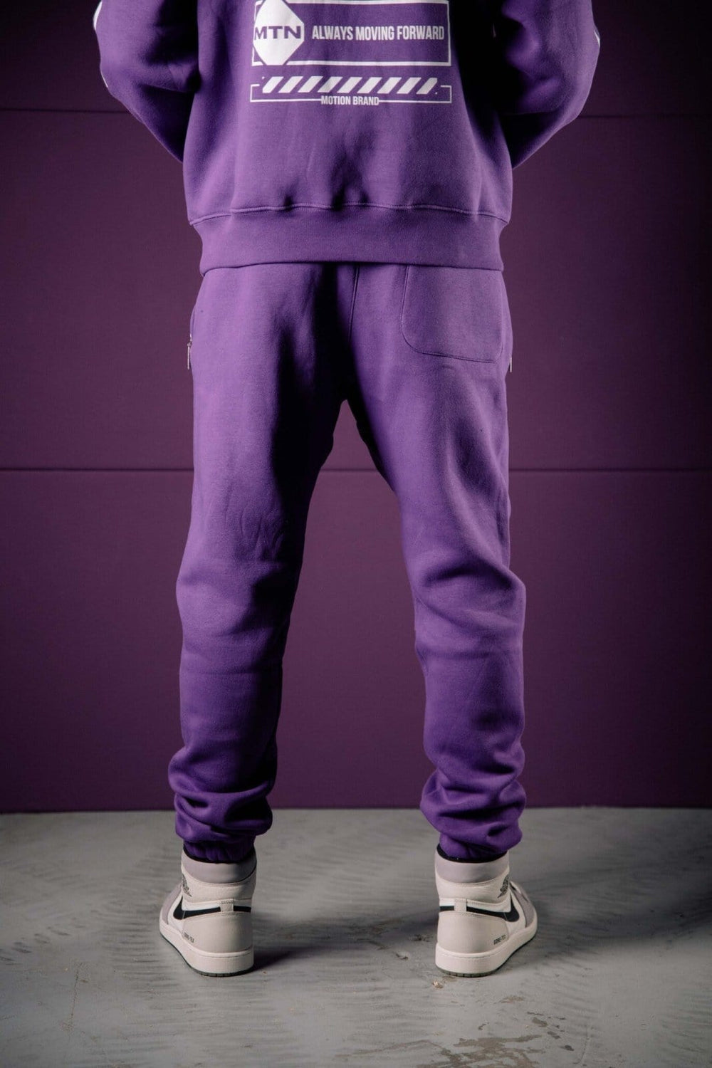Purple Worldwide Jogging Pants - The Motion Brand
