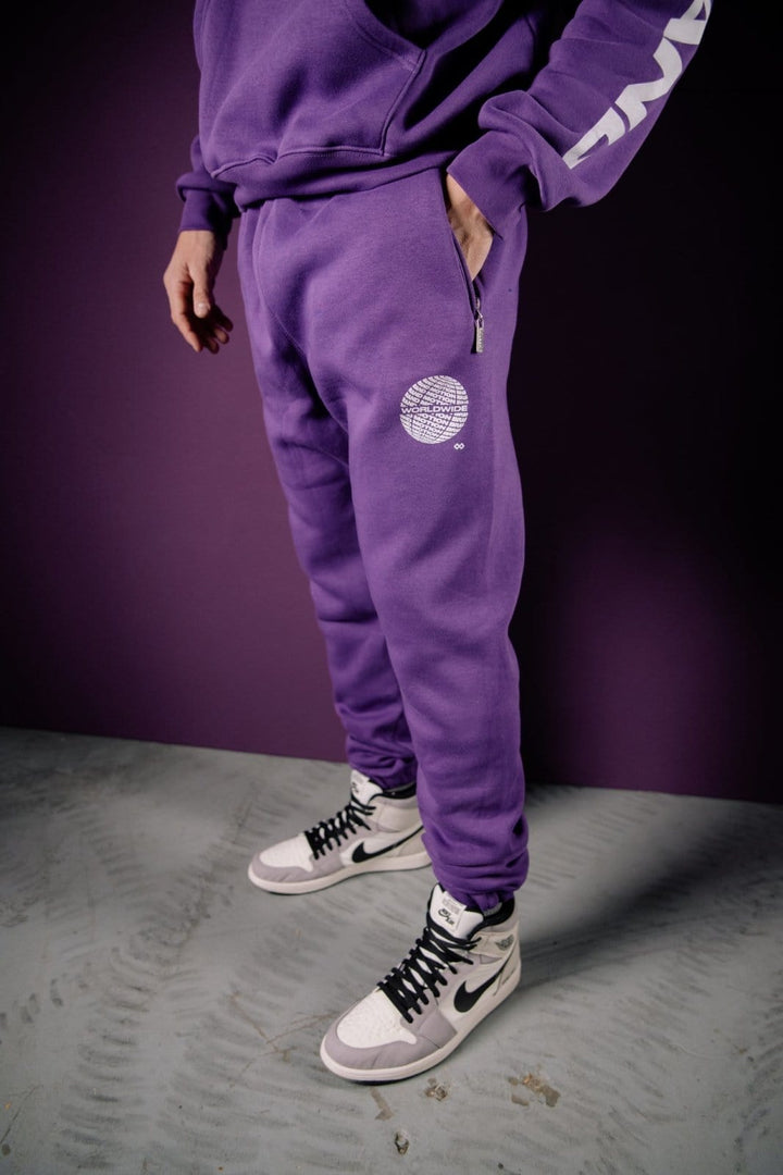 Purple Worldwide Jogging Pants - The Motion Brand