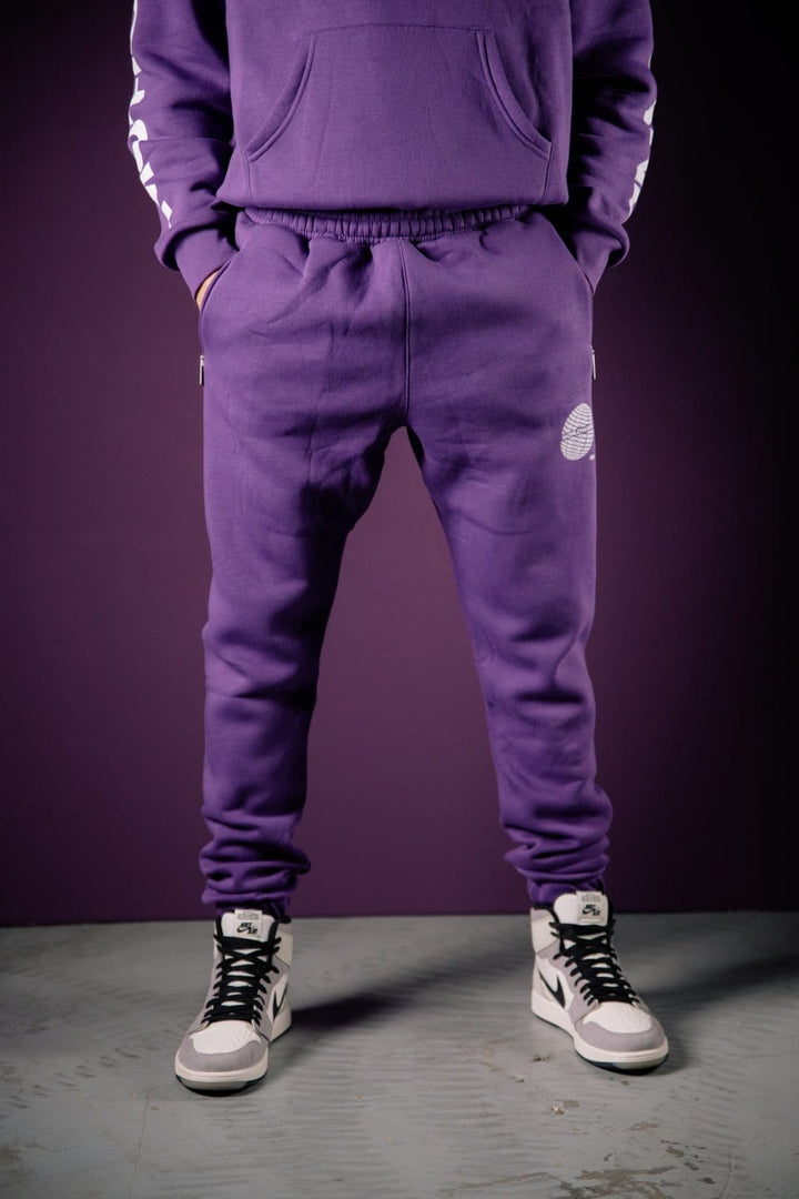 Purple Worldwide Jogging Pants - The Motion Brand