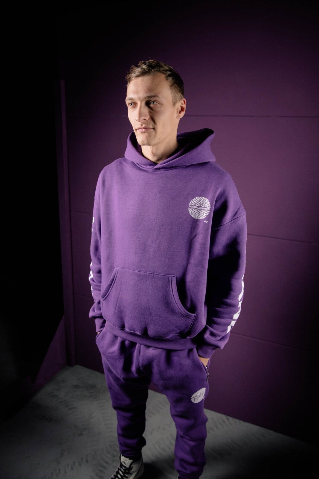 Purple Worldwide Jogging Pants - The Motion Brand