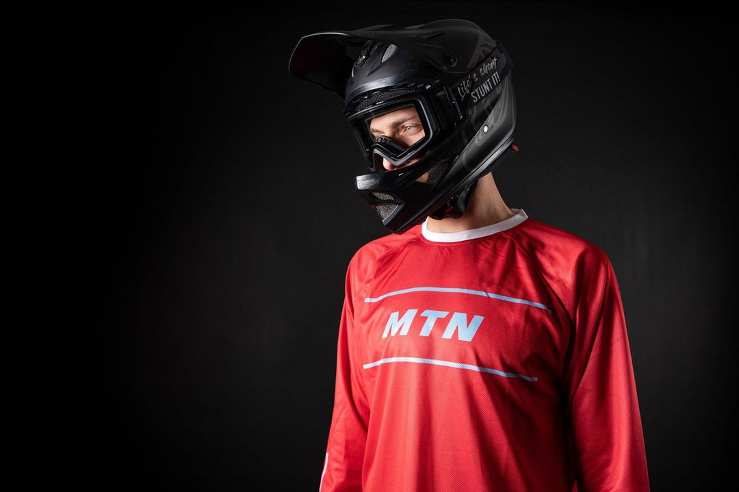 Red Velvet MTB Jersey langarm - The Motion Brand Trikot Bike Trikot Langarmshirt Langarmjersey Bike Jersey