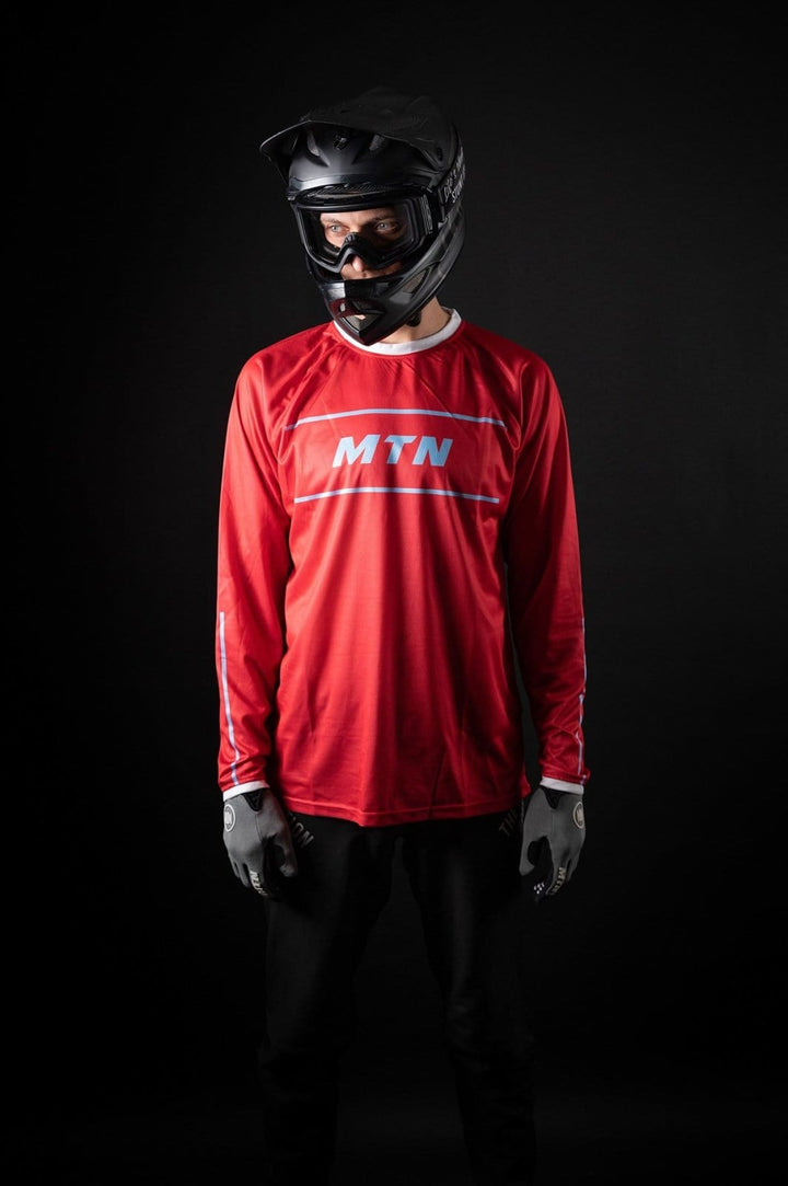 Red Velvet MTB Jersey langarm - The Motion Brand Trikot Bike Trikot Langarmshirt Langarmjersey Bike Jersey